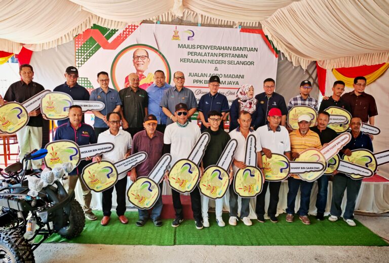 Selangor serah bantuan ATV bernilai RM143,220 kepada peladang, perkukuh sektor pertanian negeri