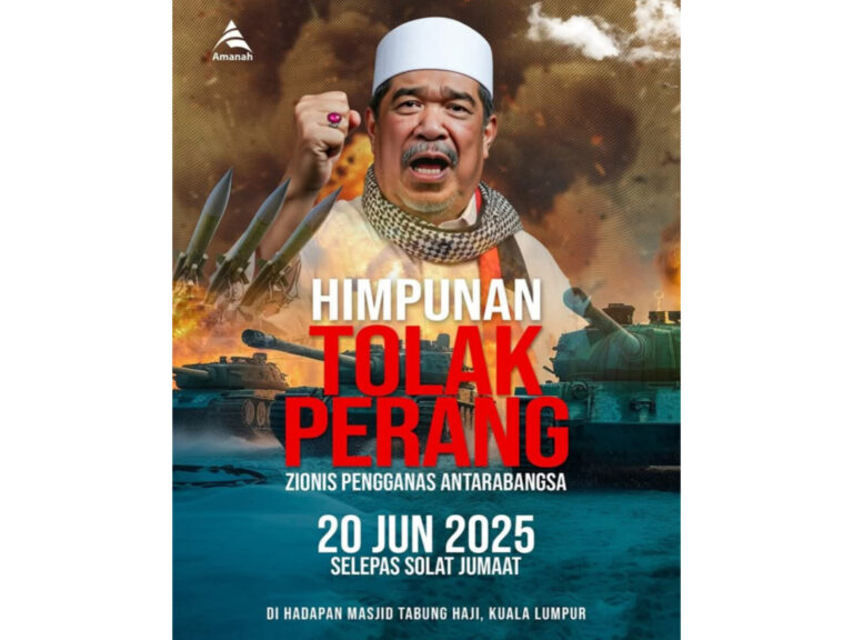 Mat Sabu seru rakyat Malaysia sertai Himpunan Tolak Perang esok