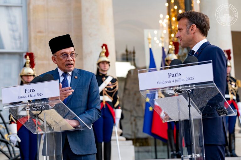 Malaysia-Perancis sepakat perkukuh kerjasama strategik, desak rejim Israel henti keganasan di Gaza