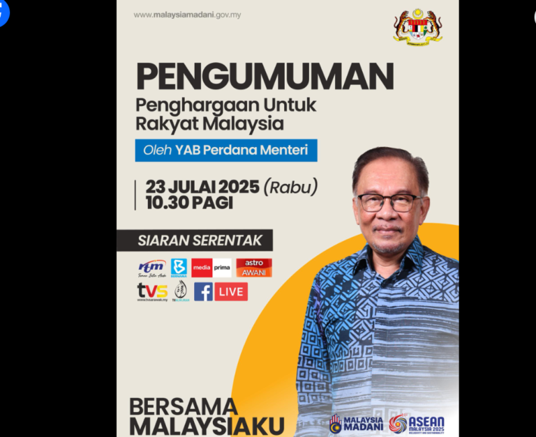 “Penghargaan untuk rakyat” diumum esok pagi, ini harapan PM