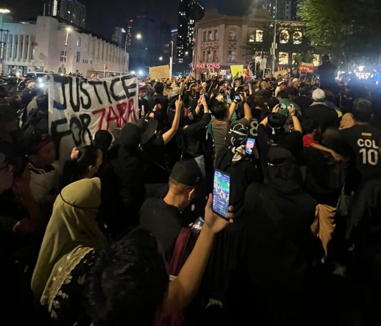 Peserta solidariti untuk Zara kecewa himpunan ditunggang jadi medan politik