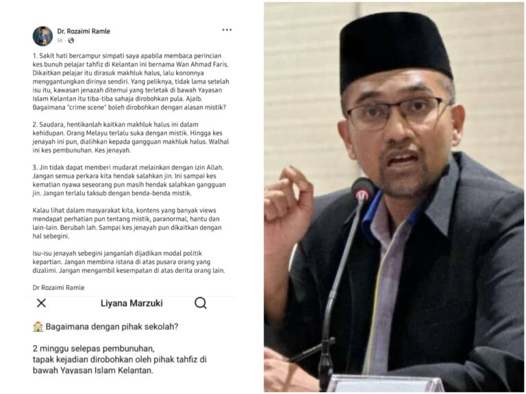 Video :   Sakit hati baca kes bunuh pelajar tahfiz di Kelantan dikaitkan makhluk halus