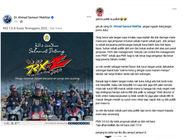 RXZ Members: Ini ke punca Ahmad Samsuri ‘merajuk’?