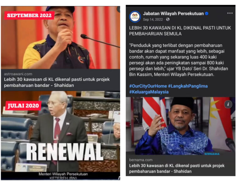 Video : Ketika Pas demo bantah PSB, video pemimpin Pas promosi pembangunan semula bandar tersebar