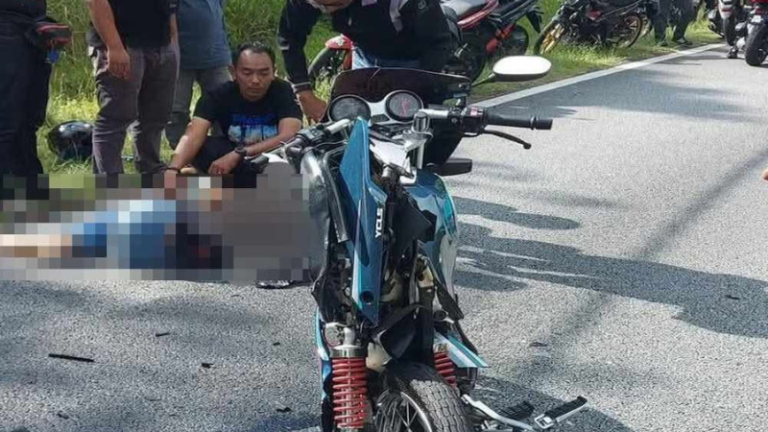 Lagi penunggang RXZ maut, motosikal bertembung treler