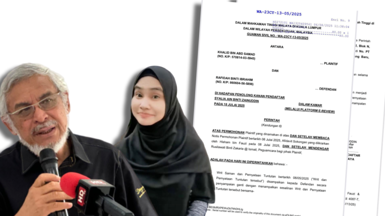 Video : Mahkamah benar Khalid iklankan saman Rafidah di akhbar