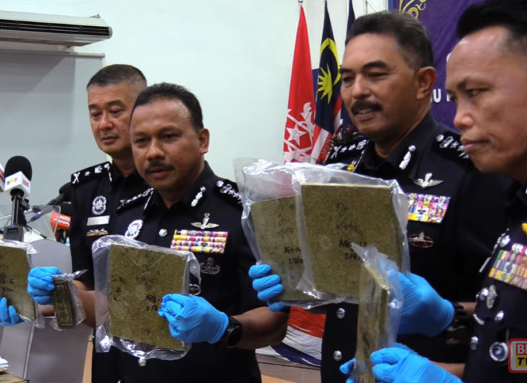 Banglo di Kelantan diserbu, ganja mampat 35 kg antara hasil rampasan