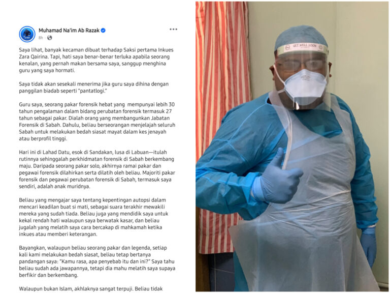 Kenapa hina guru saya, doktor kesal kredibiliti pakar patologi dipertikai