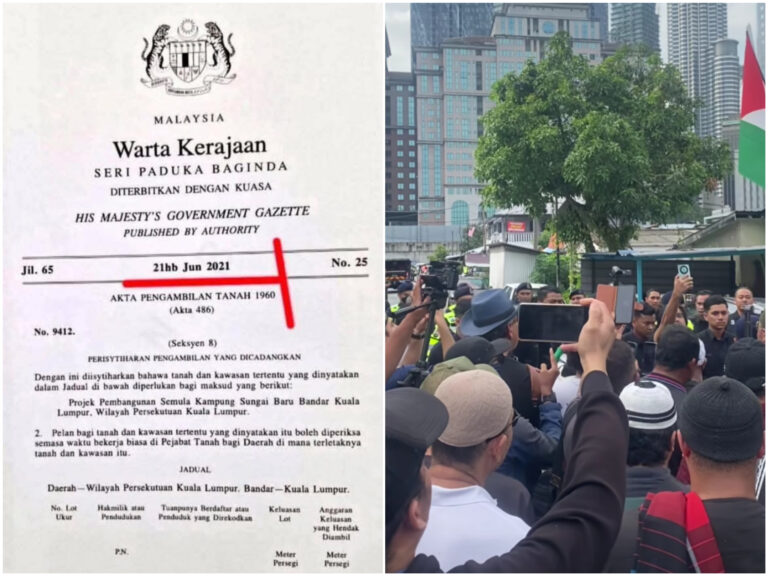 Orang lain guna Akta Pengambilan Tanah, orang lain dipersalahkan