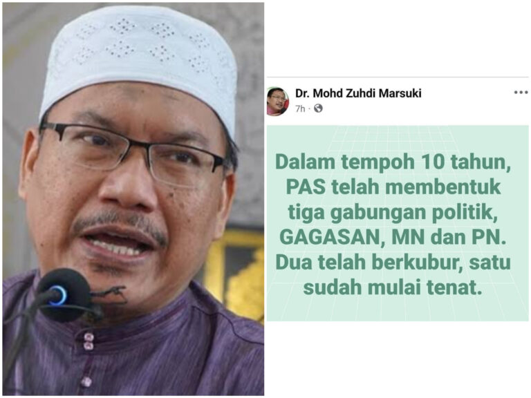 Dua gabungan dah terkubur, PN pula mulai tenat – ahli Pas