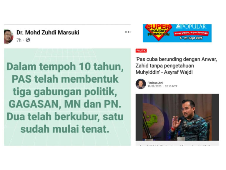 Pendedahan Zuhdi, Asyraf Wajdi lengkapkan teori pola kerjasama politik Pas yang akhirnya pecah