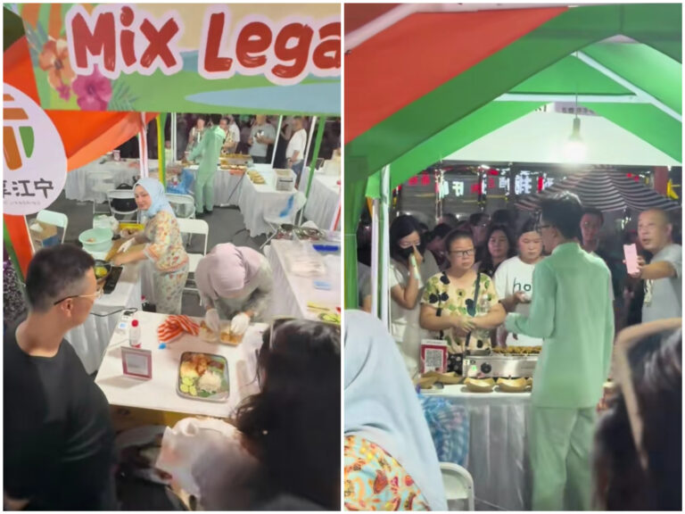 Gerai sate, nasi lemak Malaysia laku keras di China