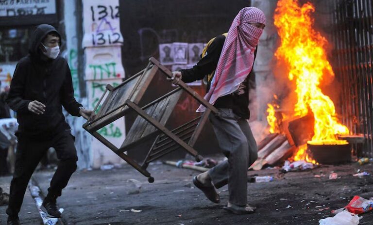 Tear gas deployed to quell Indonesian protest