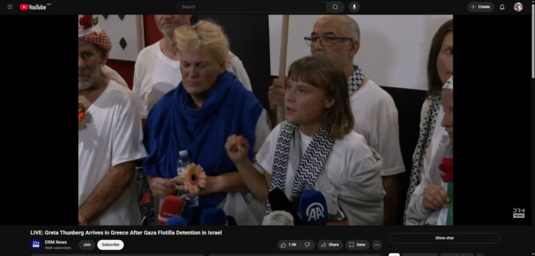 Ramai terkejut Greta tidak cerita tentang dirinya tetapi nasib umat Palestin