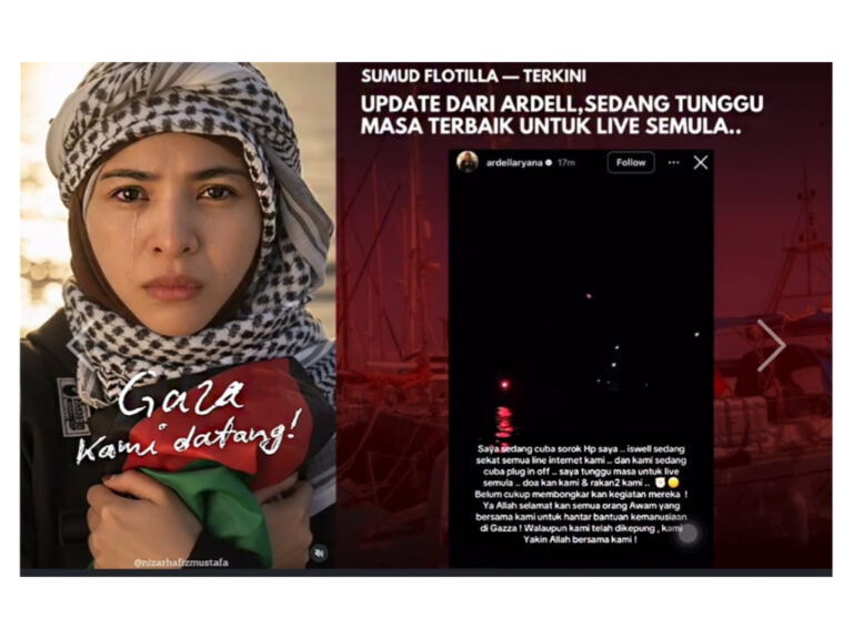 ‘See you in jail’ – siaran langsung terakhir Ardell Aryana sebelum kapal ditawan zionis