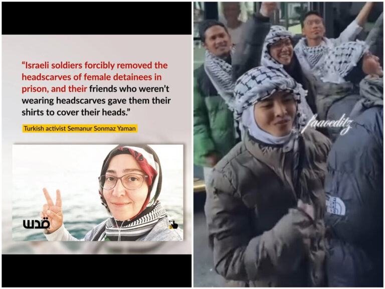 Ada aktivis direntap tudung, foto Ardell guna tshirt tutup kepala jadi bualan