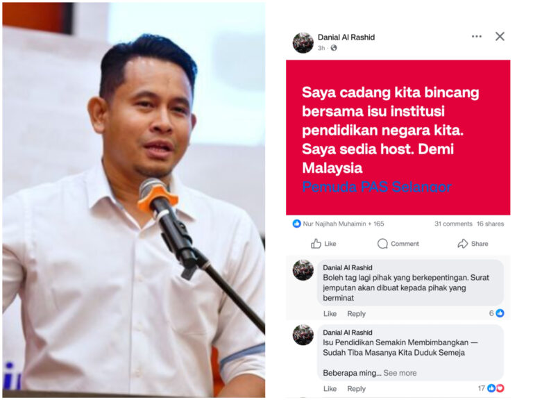 Danial ajak semua sayap pemuda termasuk pembangkang duduk semeja bincang isu pendidikan