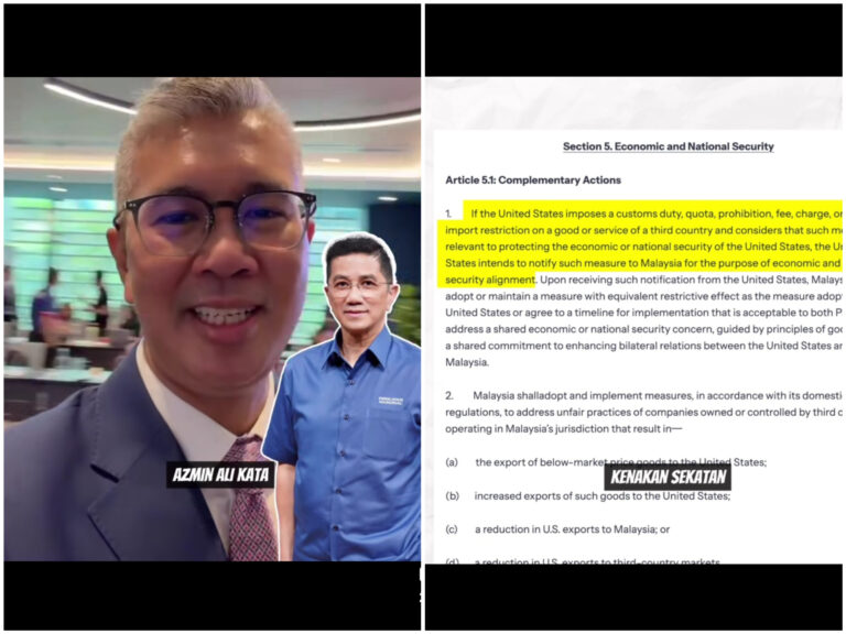 Baca perjanjian kena baca penuh, bukan sekerat – Tengku Zafrul tegur Azmin