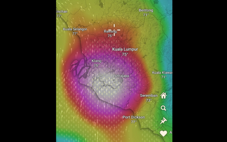 Senyar menuju ke Selat Melaka, MetMalaysia keluar amaran hujan lebat berterusan