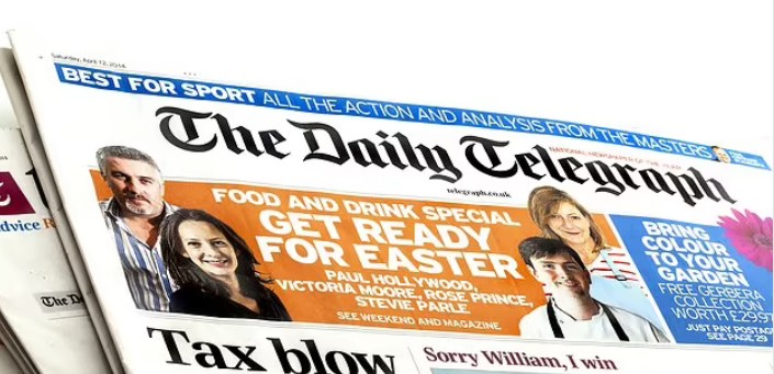 Daily Mail purchases The Telegraph for US$650 million