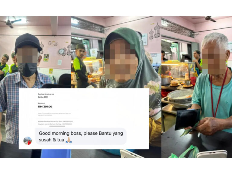 Lelaki India dipuji berhabis RM300 belanja warga emas, OKU makan nasi kandar