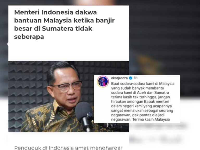 ‘Sahabat di Malaysia, jangan dengar kenyataan ini kerana tidak wakili kami’