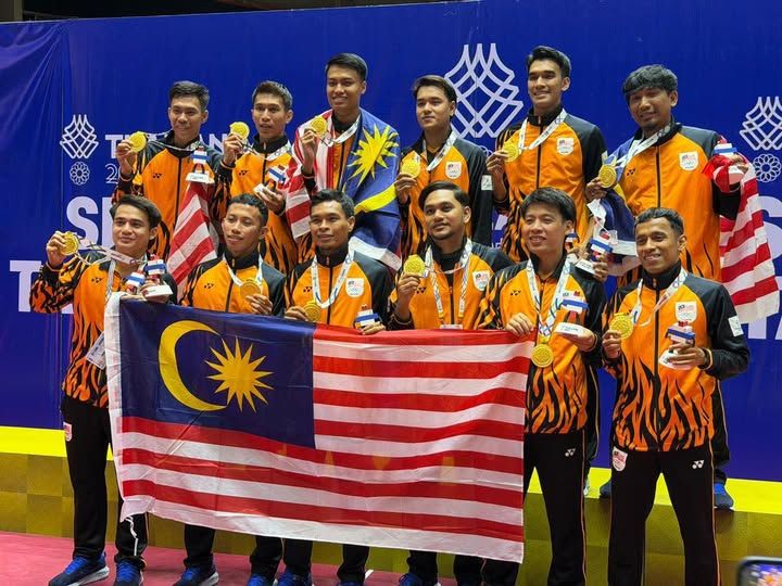 Sepak takraw pecah rekod penantian 34 tahun