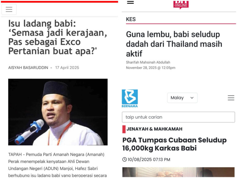 Tak perlu heret isu babi ke sentimen kaum