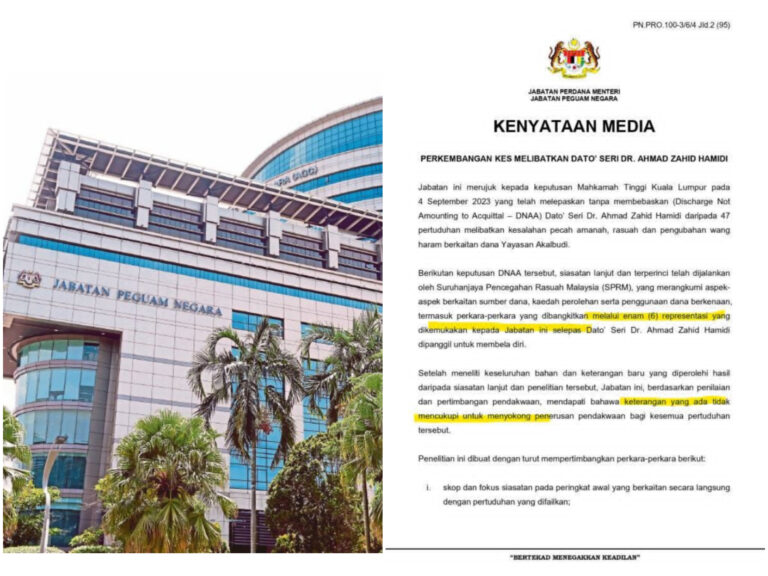 Boleh cabar keputusan Peguam Negara dalam kes DNAA Zahid Hamidi, tapi…