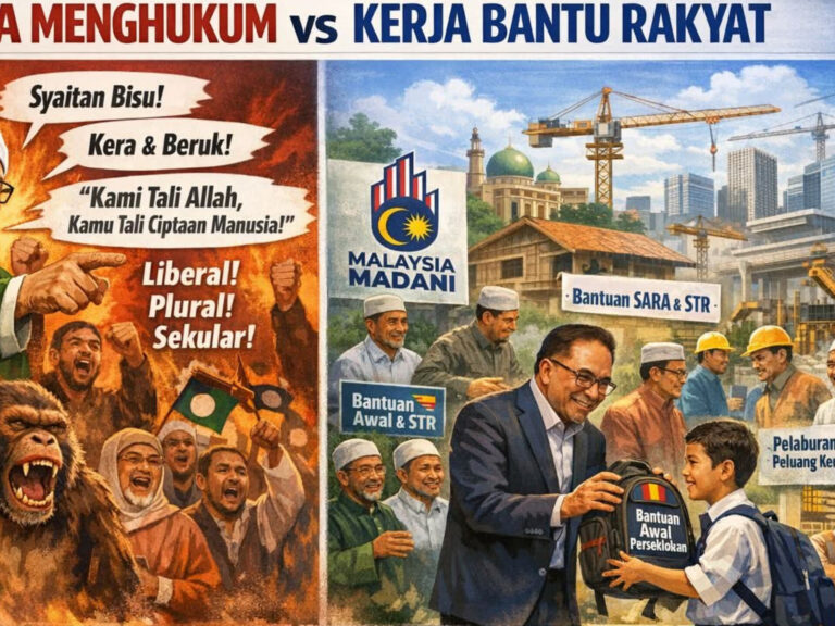 Budaya menghukum Pas vs budaya buat kerja MADANI