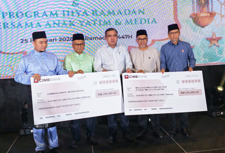 RAC salur RM500,000 zakat perniagaan, perkukuh tanggungjawab sosial korporat