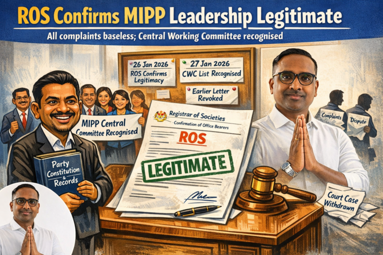 ROS recognises MIPP office bearers as the legitimate party