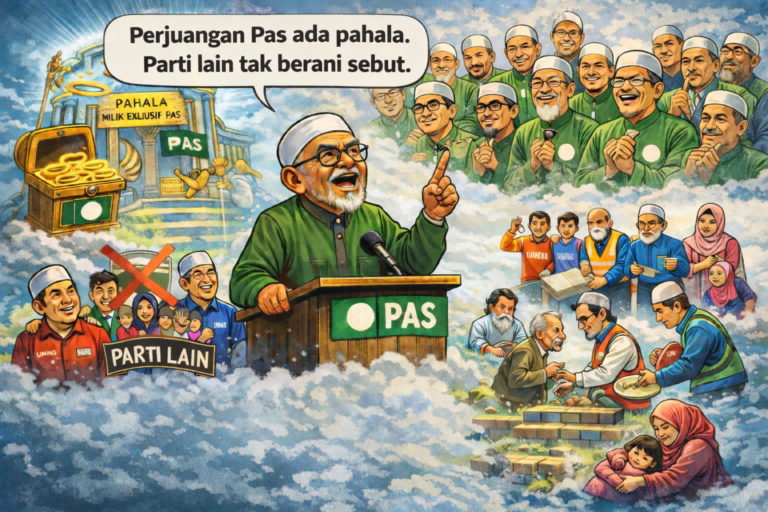 Pahala tidak diberi ikut keahlian parti seperti Pas dakwa