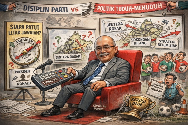 ‘Yang patut letak jawatan ialah Ronald Kiandee bukan Mahiaddin’