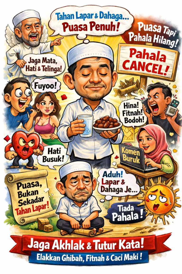 Puasa: Jaga tak dari perkara yang membatalkan pahala?