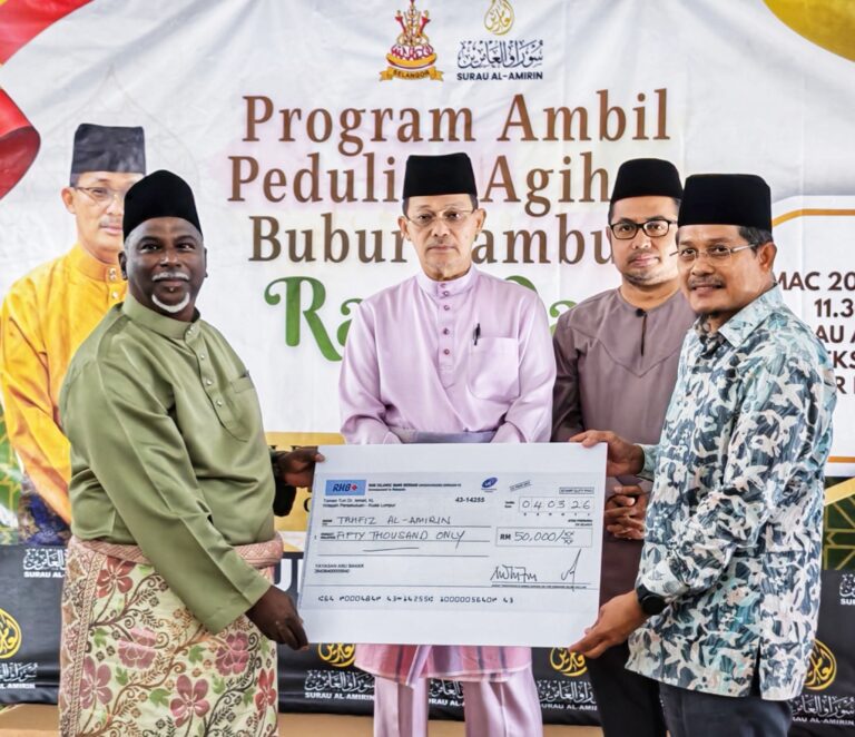 RM75,000 Wakalah Zakat disalur dalam program kebajikan Surau Al-Amirin