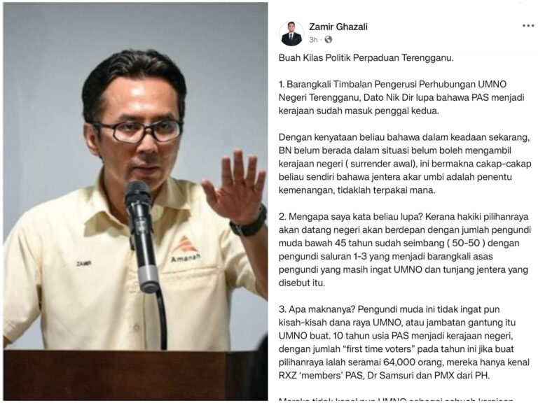 Jika BN tanding semua kerusi di Terengganu, AMANAH juga sedia