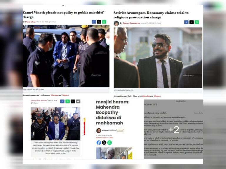 Baru kalian puas hati kan, dua-dua dah kena dakwa