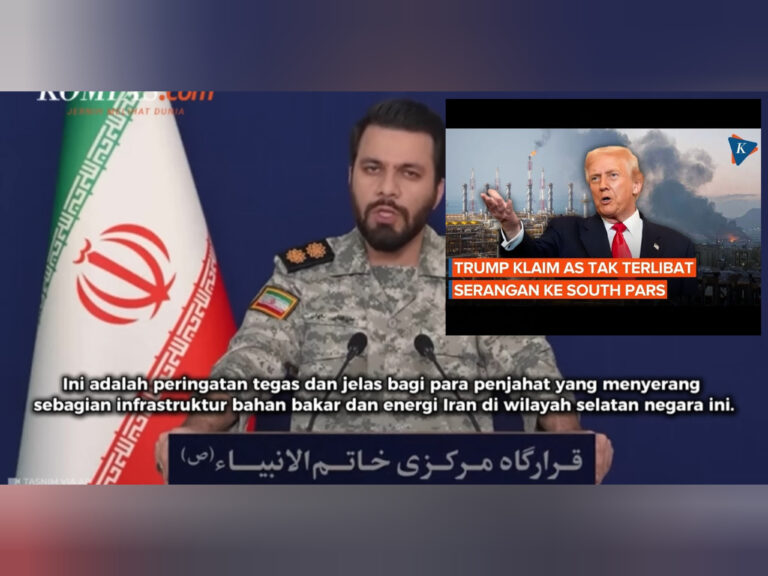 Trump mula ‘takut’, salahkan Israel serang loji gas Iran