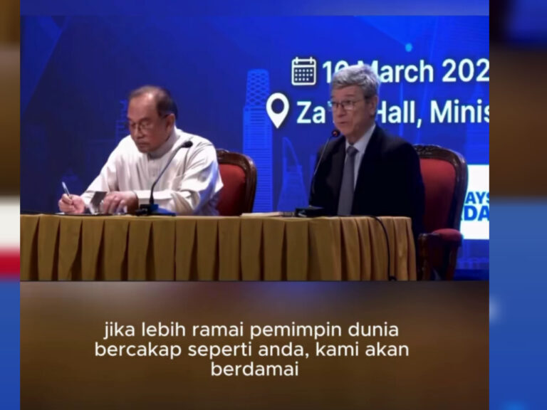 ‘Kami akan berdamai jika pemimpin dunia seperti anda’ – Pemikir dunia puji diplomasi Malaysia