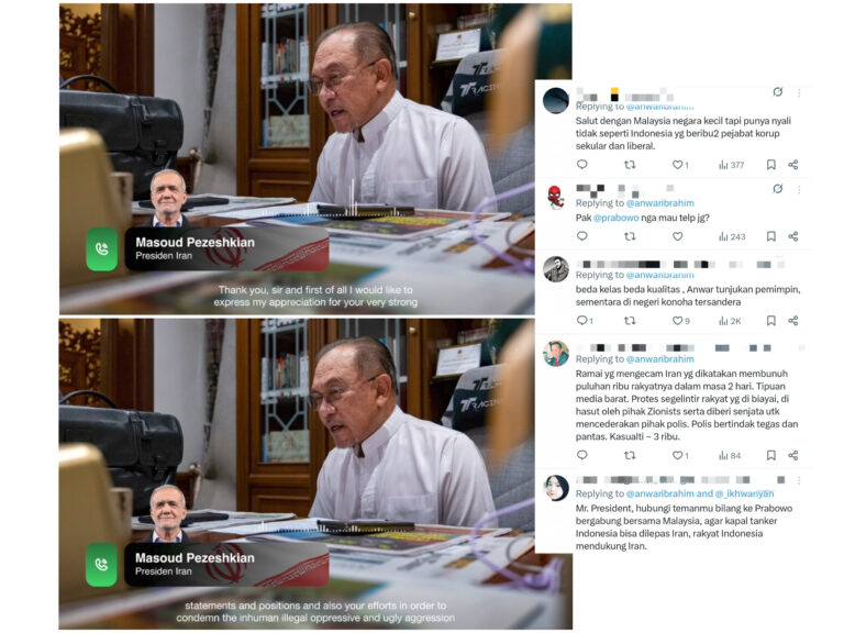Warga Indonesia minta tolong Anwar lepas Presiden Iran berterima kasih ketegasan Malaysia