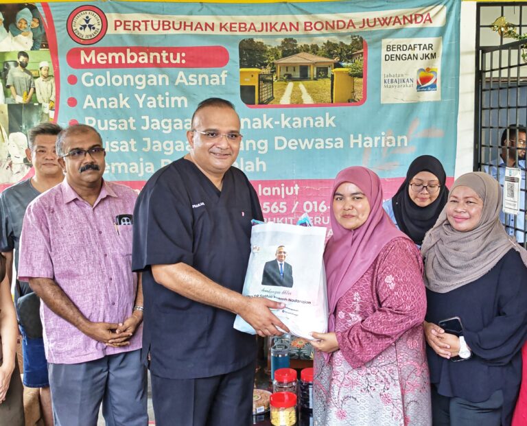 Kos rawatan bebankan pesakit, Dr. Sathia umum rawatan percuma penghuni Pusat Kebajikan Bonda Juwanda