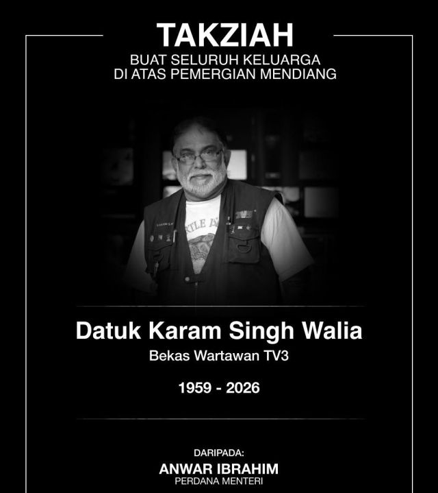 PM Anwar kenang sumbangan Karam Singh terhadap isu alam sekitar