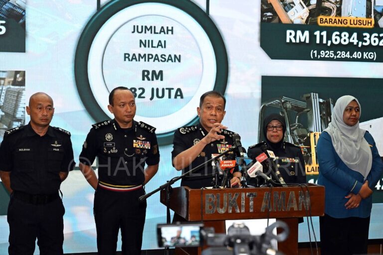 Polis berjaya lumpuhkan sindiket e-waste haram, rampasan cecah RM582 juta