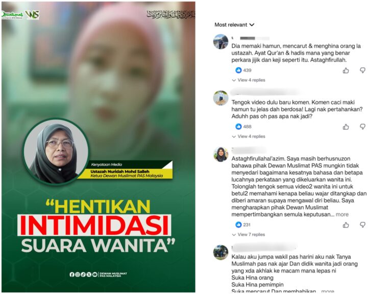 Netizen minta muslimat Pas tengok dulu semua video sebelum pertahan Tiktoker biadab