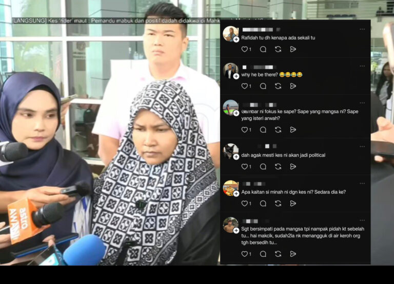 Pelik ada muka Rafidah dan Albert Tei, ramai minta jangan tunggang isu