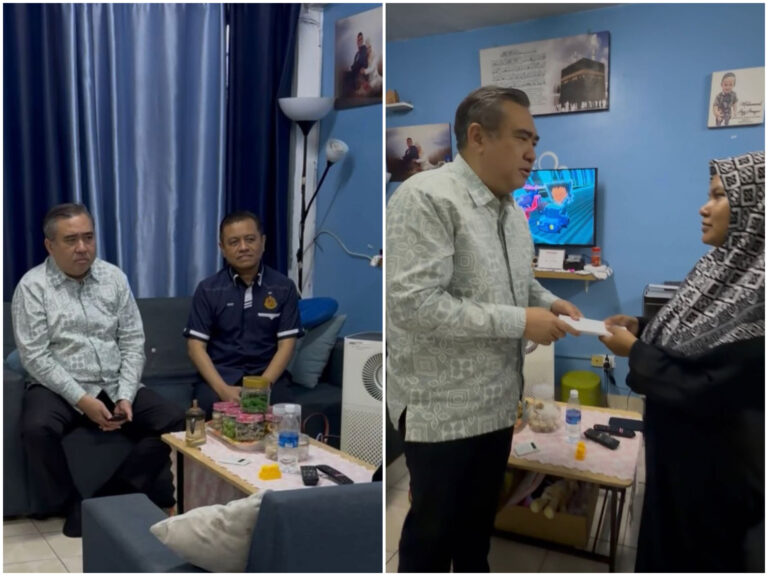 Anthony Loke ziarah keluarga arwah Amirul Hafiz, serah bantuan peribadi