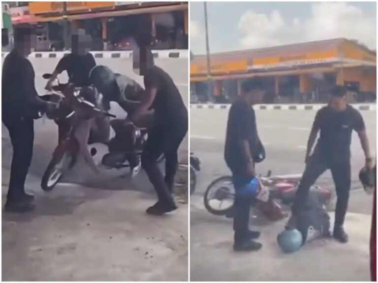 Viral anggota beruniform pijak kepala lelaki, ini respon pihak polis