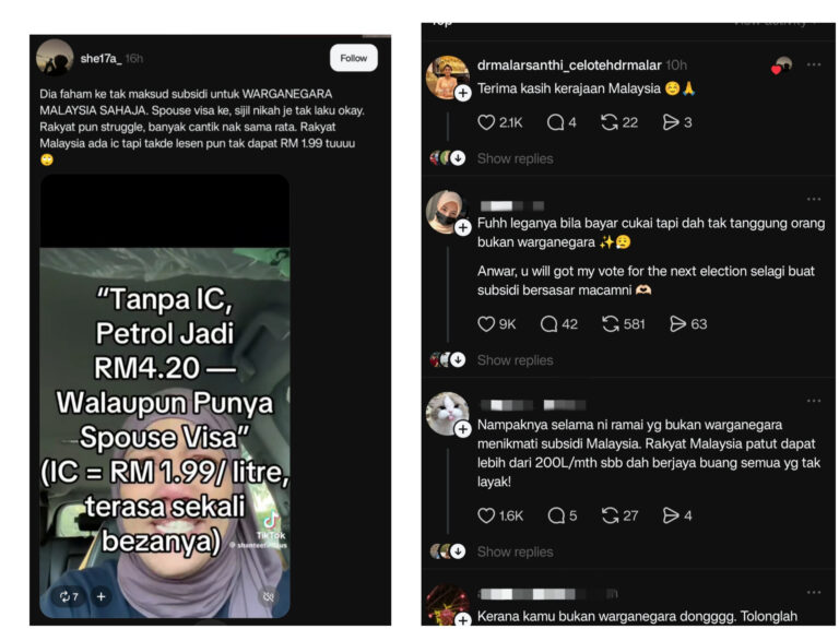 Wanita Indonesia menangis tak dapat RON95 RM1.99, netizen luah puas subsidi bersasar berkesan