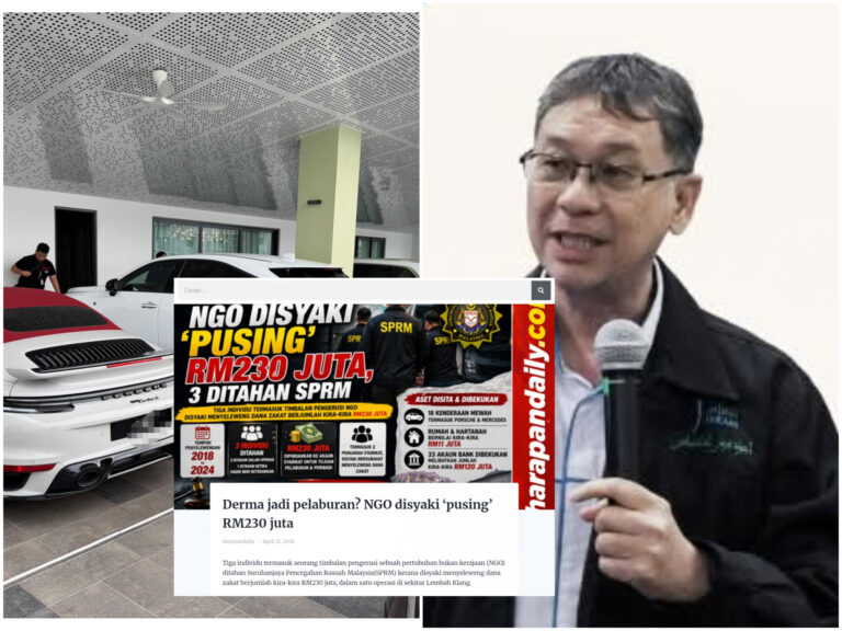 NGO terkenal disyaki seleweng dana zakat RM230 juta, Presidennya buka mulut